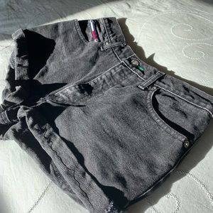 Tommy Hilfiger Black Denim Shorts
